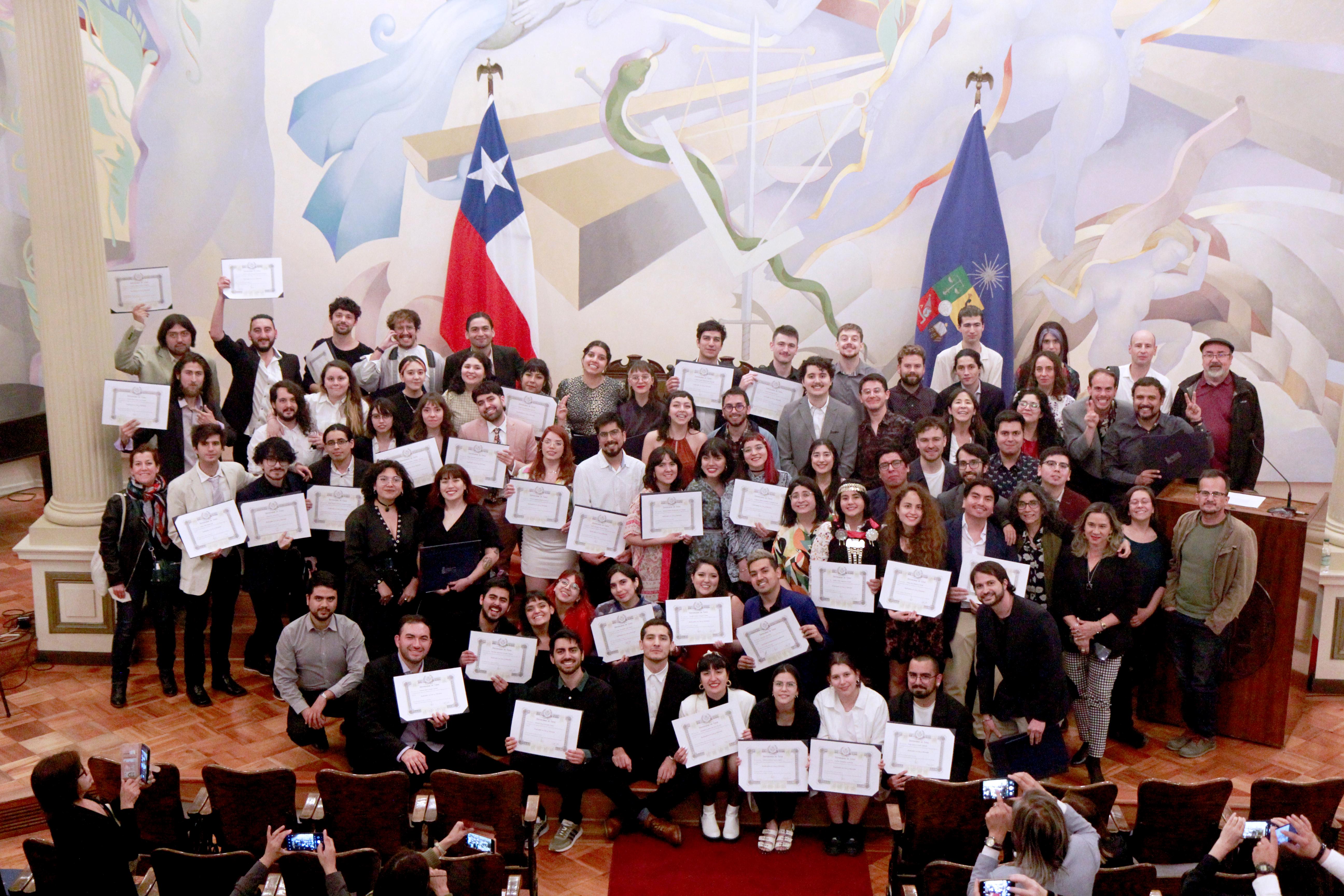 Ceremonia de Titulación Escuela de Cine y Televisión U. de Chile