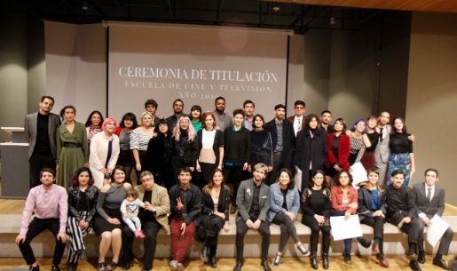 Ceremonia de Titulación de Cine y Televisión 2019. 