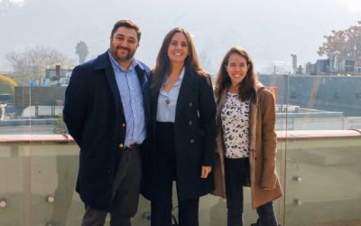 Rodrigo Campero, Valentina Venturelli y María José Zegers. Rodrigo Campero, Valentina Venturelli y María José Zegers.