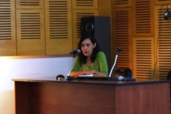 Marina Vázquez, académica de la Universidad de Colima.