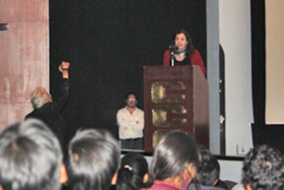 Pamela Pequeño en ciclo de cine chileno en Ecuador