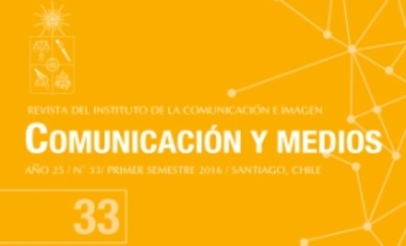 Portada N° 33 Revista Comunicación y Medios. 