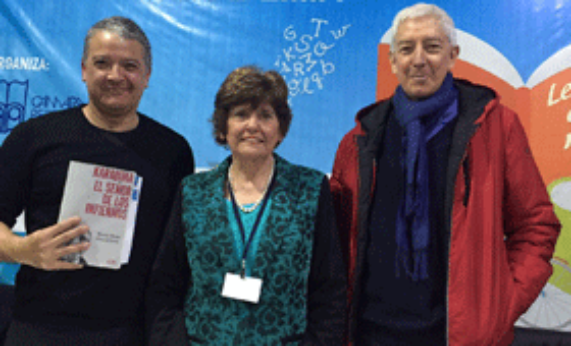 María Olivia Mönckeberg en Feria del Libro de Lima 2016.