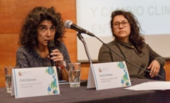 Coti Donoso y Karla Palma, académicas del ICEI. 