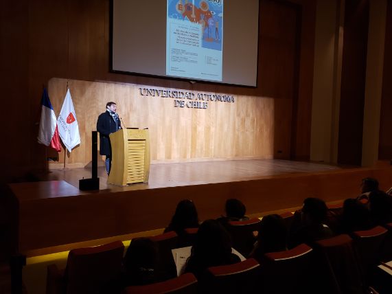 Profesor José Miguel Labrín en Universidad Autónoma de Chile