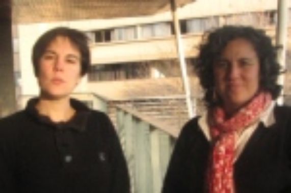 Profesoras Carolina Larraín y Paola Lagos