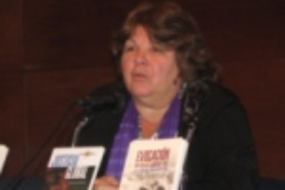 Aleida Guevara March en el auditorio José Carrasco Tapia