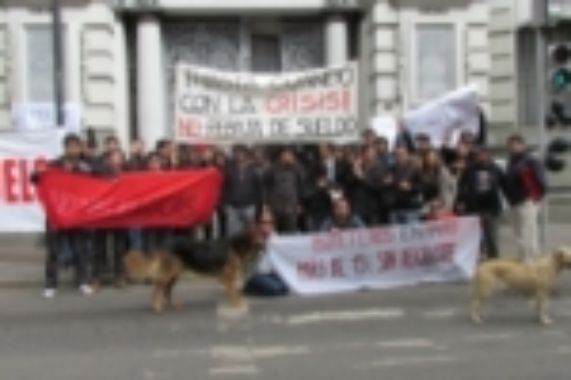 Huelga en el diario El Mercurio de Valparaíso