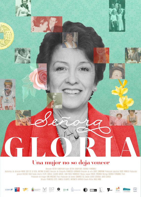 Afiche película Señora Gloria. 