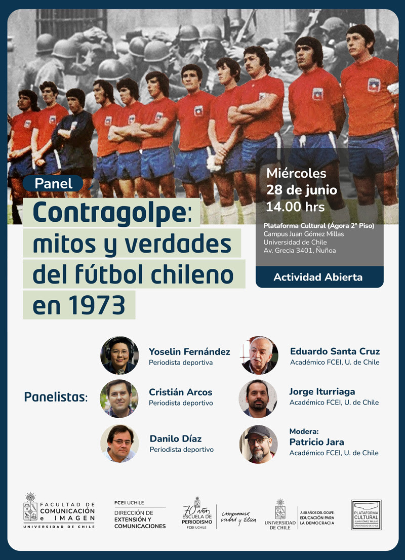 Contragolpe: mitos y verdades del fútbol chileno en 1973 - Facultad de  Comunicación e Imagen - Universidad de Chile