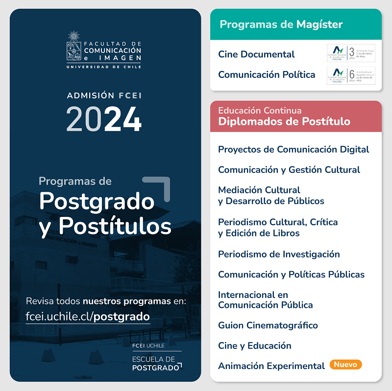 Escuela De Postgrado De La Facultad De Comunicación E Imagen Abre ...