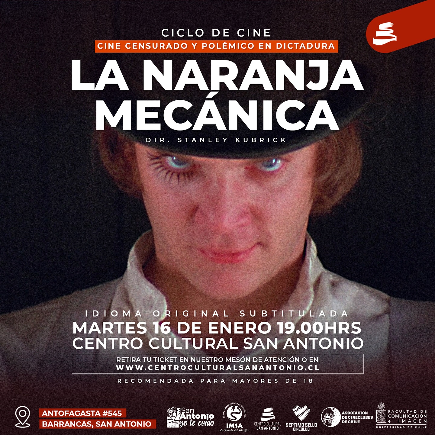 Inédito ciclo de cine revisará películas censuradas en dictadura - Facultad  de Comunicación e Imagen - Universidad de Chile